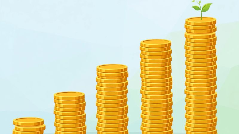 Nest egg with gold coins and a rising growth chart, illustrating 2026 401(k) contribution limits (illustration 1)
